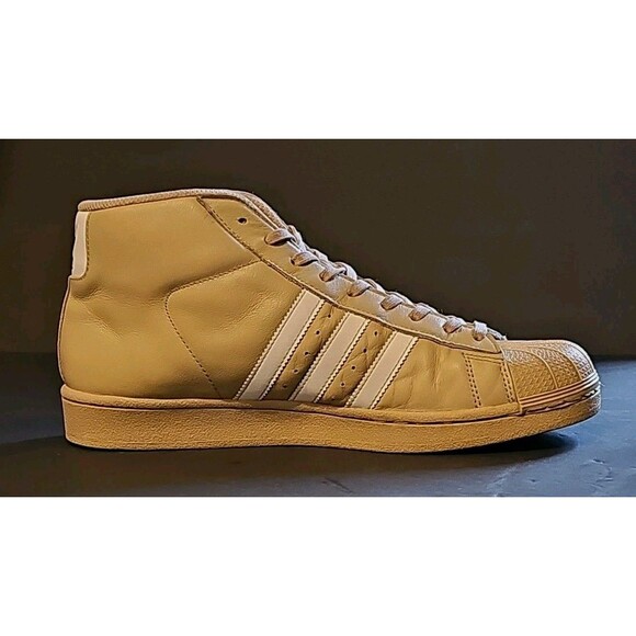 Adidas Originals Pro Model Men's Shoes Sz 10.5 Tumbleweed Khaki Hard Clam Toe - Picture 7 of 14